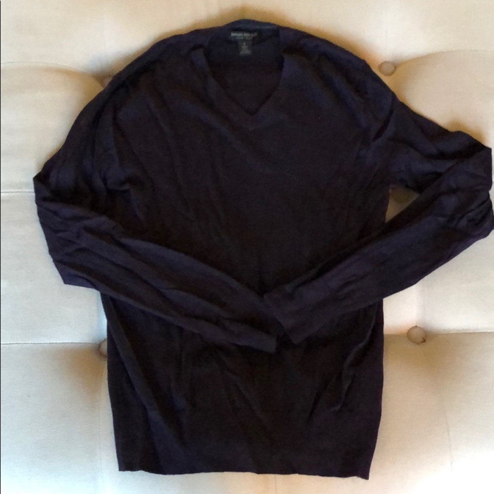 Banana republic Men’s v-neck silk blend sweater
